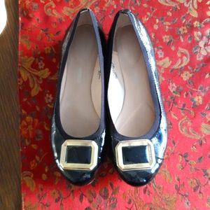Black Rockport ballet flats